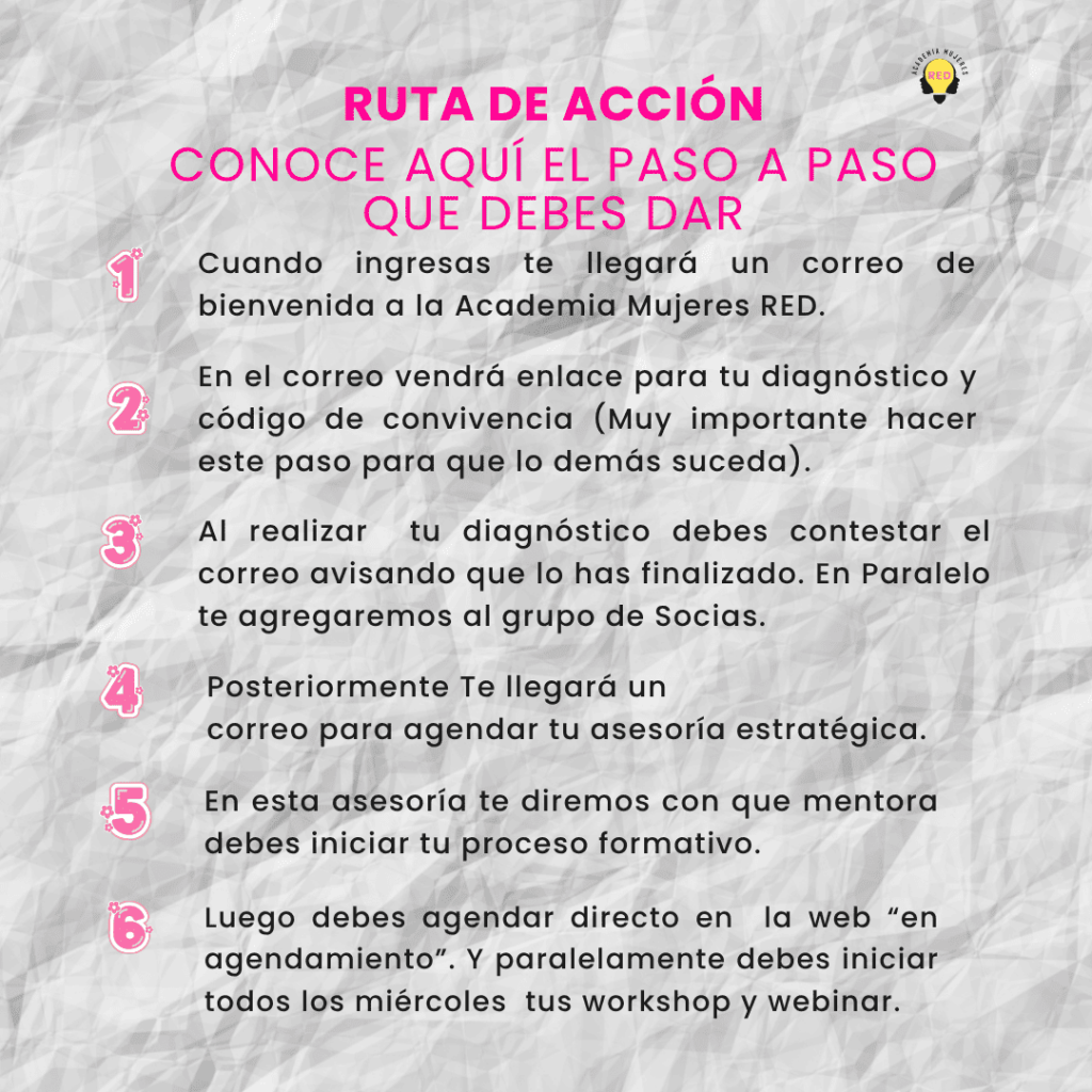 ruta de acción socias